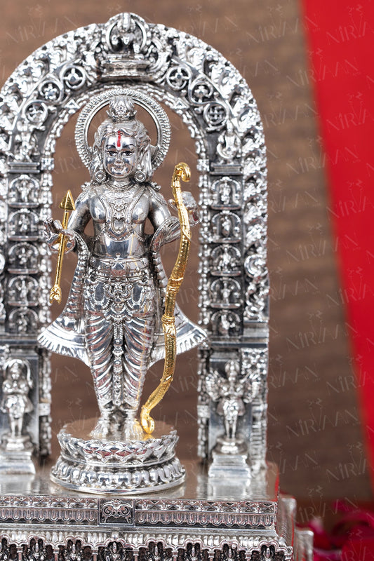 Ram Lalla Silver-Plated Idol | Divine Infant Ram | 6 Inches