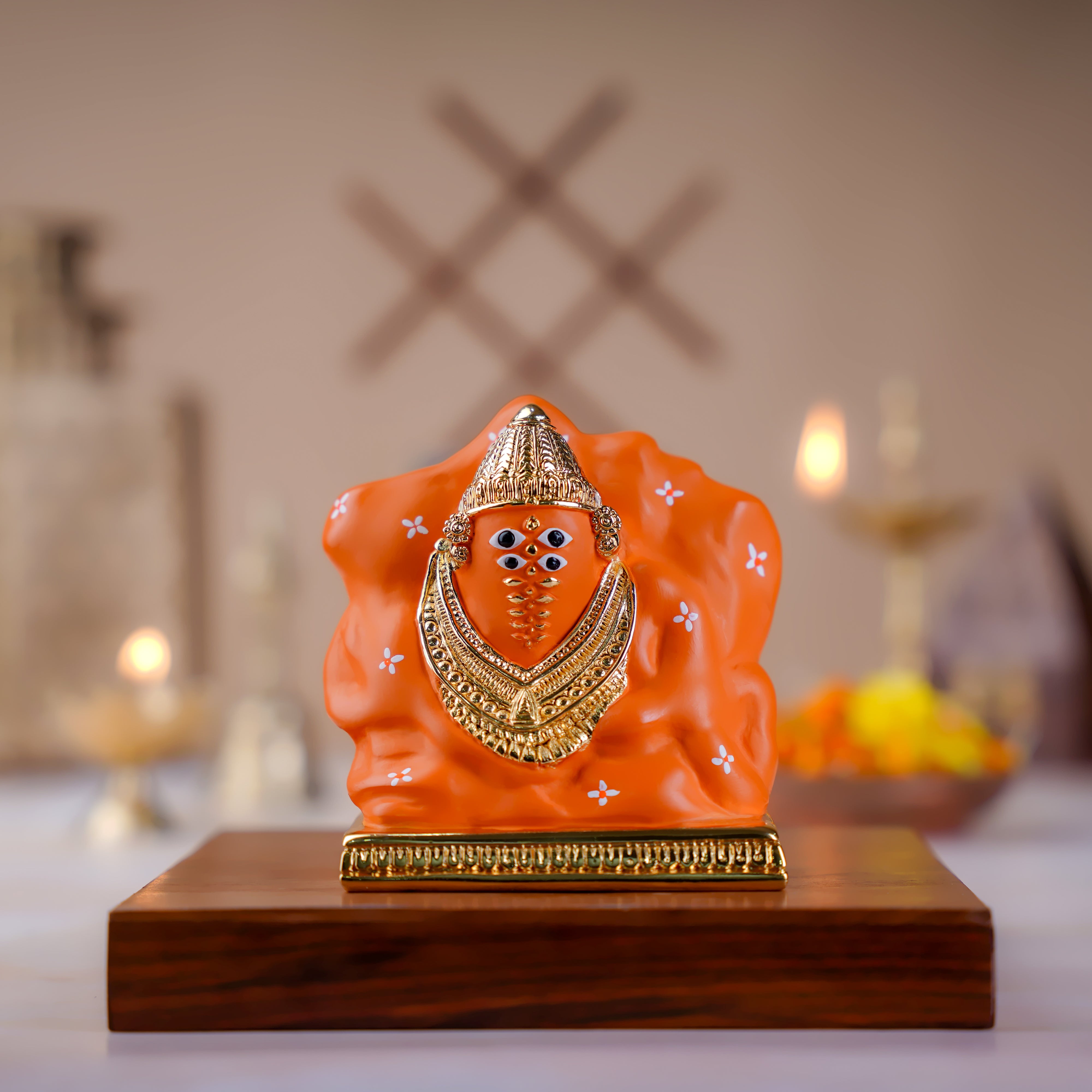 Madhvadi Maa Ashapura Murti|24k Pure Gold Plated