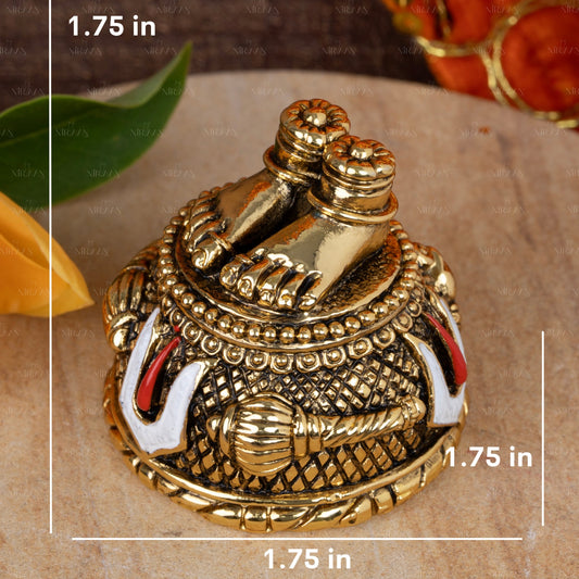 Hanumanji Charan Paduka | Divine Footprint of Hanumanji | 1.75 Inches