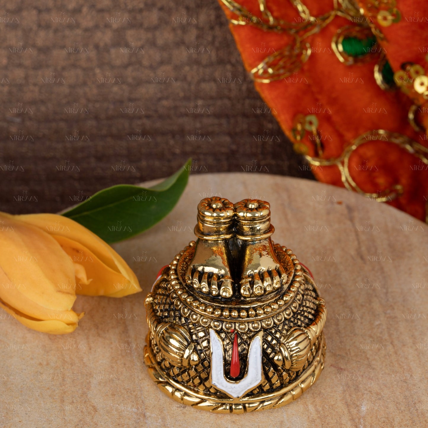 Hanumanji Charan Paduka | Divine Footprint of Hanumanji | 1.75 Inches