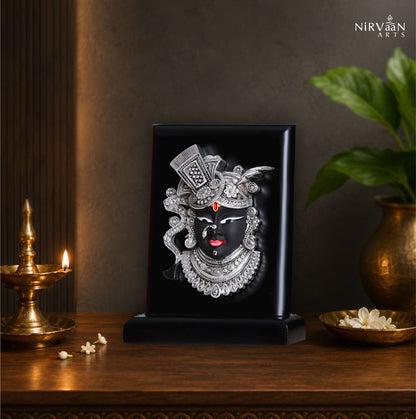 Shrinath Ji Nathdwara Idol | Pure Silver Plated | 6 inch