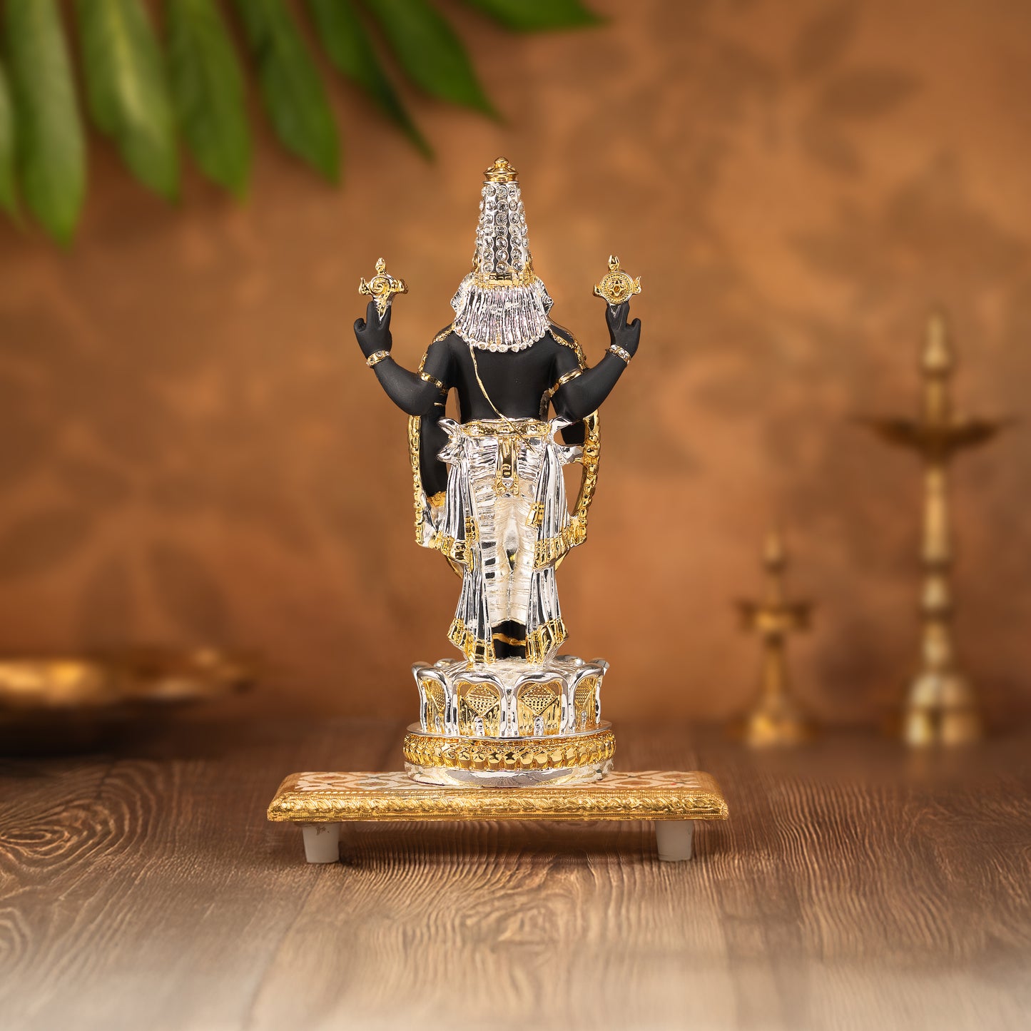 Tirupati Balaji Idol | Gold-Plated Divine Deity