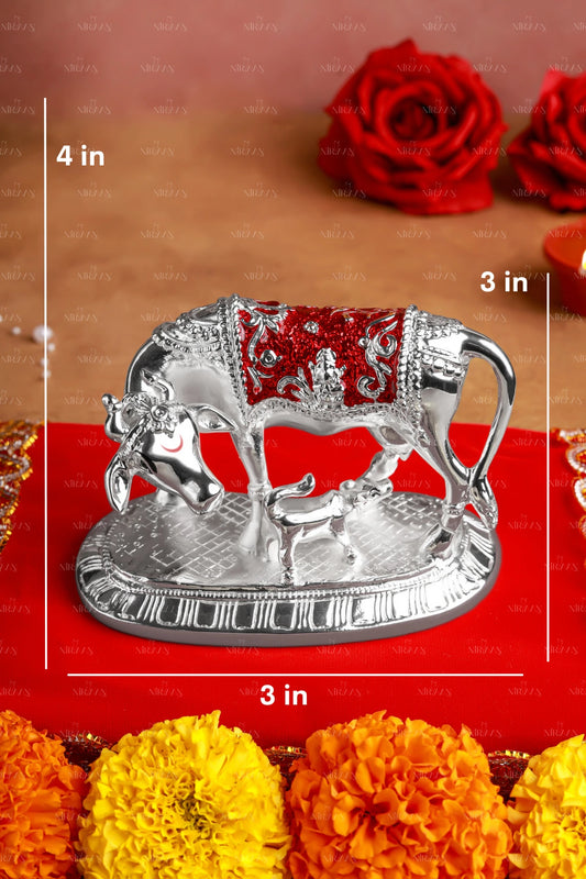 Vastu Kamdhenu Cow | Silver Divine Cow