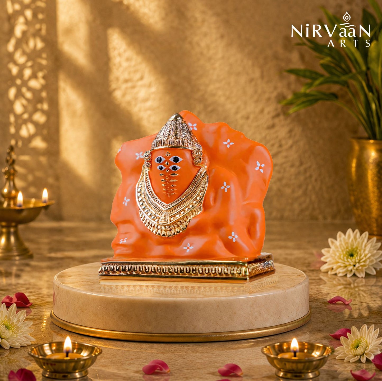 Madhvadi Maa Ashapura Murti|24k  Pure Gold Plated