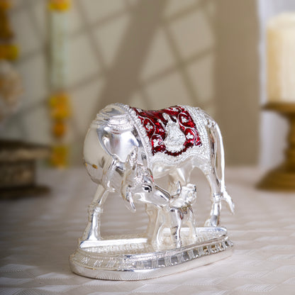 Vastu Kamdhenu Cow | Silver Divine Cow