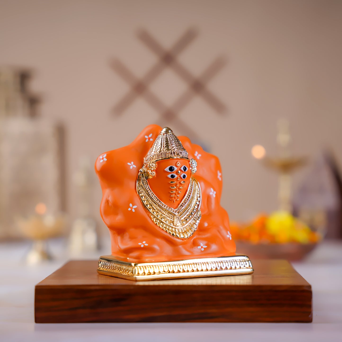 Madhvadi Maa Ashapura Murti|24k  Pure Gold Plated