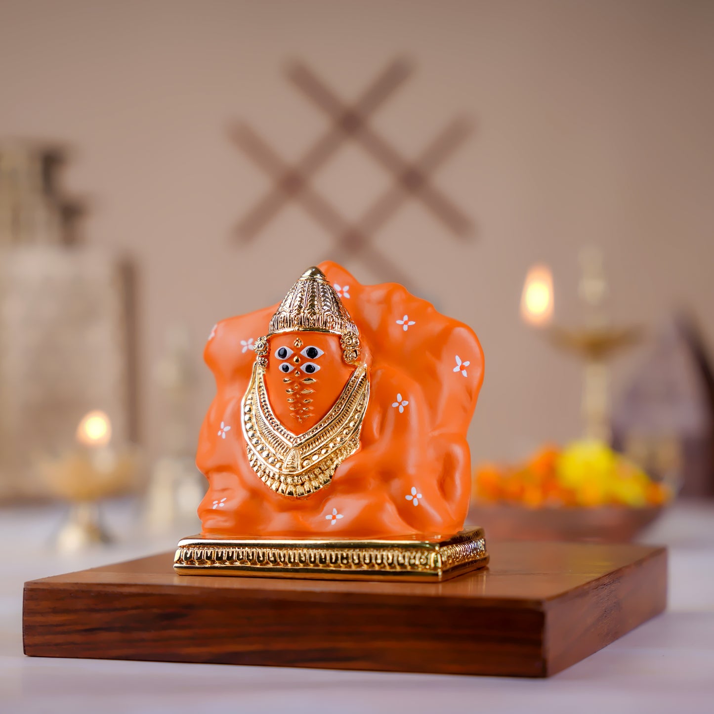 Madhvadi Maa Ashapura Murti|24k  Pure Gold Plated