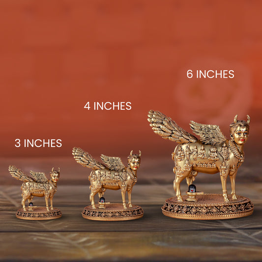 Real Swaroop of Divine Kamdhenu Cow Idol | Surabhi Mata| Pure Gold Plated