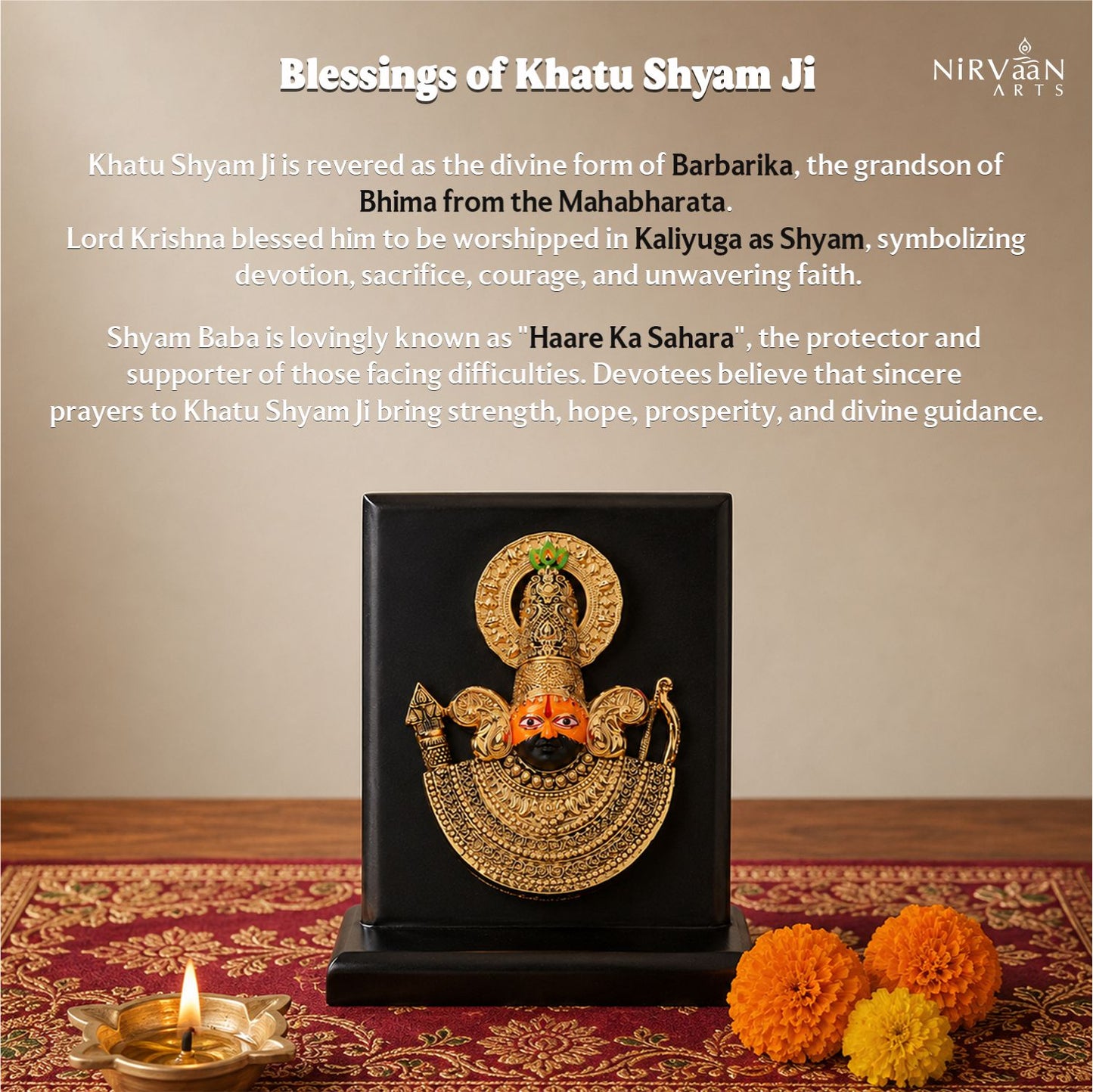 Hare Ka Sahara-Khatu Shyam Hamara| Pure Gold & Silver Plated