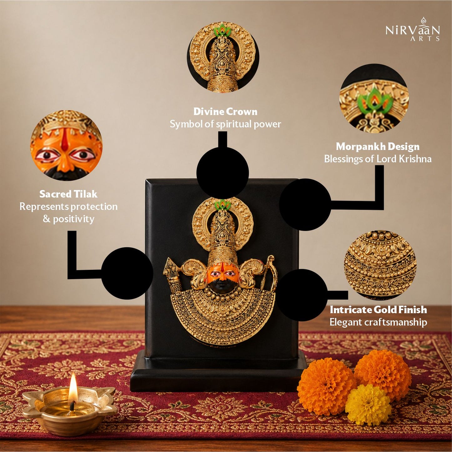 Hare Ka Sahara-Khatu Shyam Hamara| Pure Gold & Silver Plated