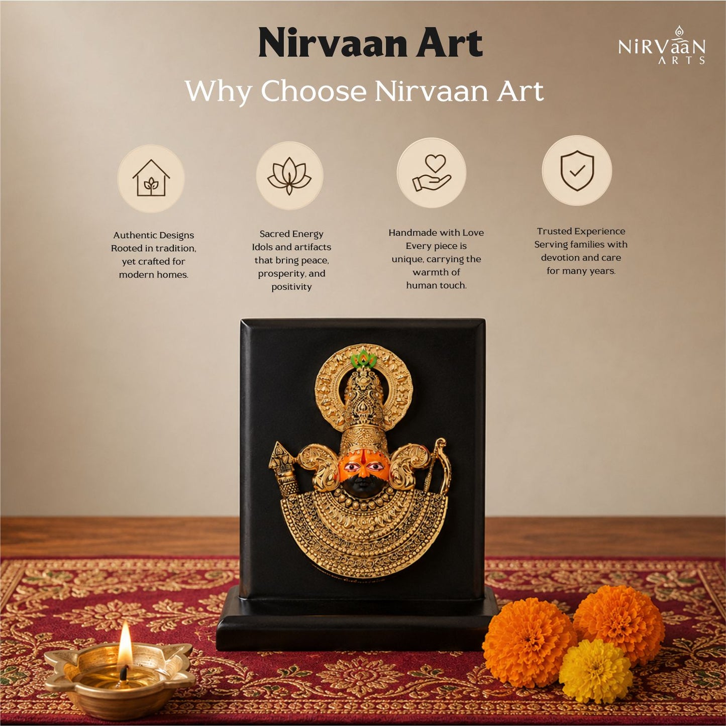 Hare Ka Sahara-Khatu Shyam Hamara| Pure Gold & Silver Plated