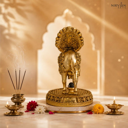 Real Swaroop of Divine Kamdhenu Cow Idol | Surabhi Mata| Pure Gold Plated
