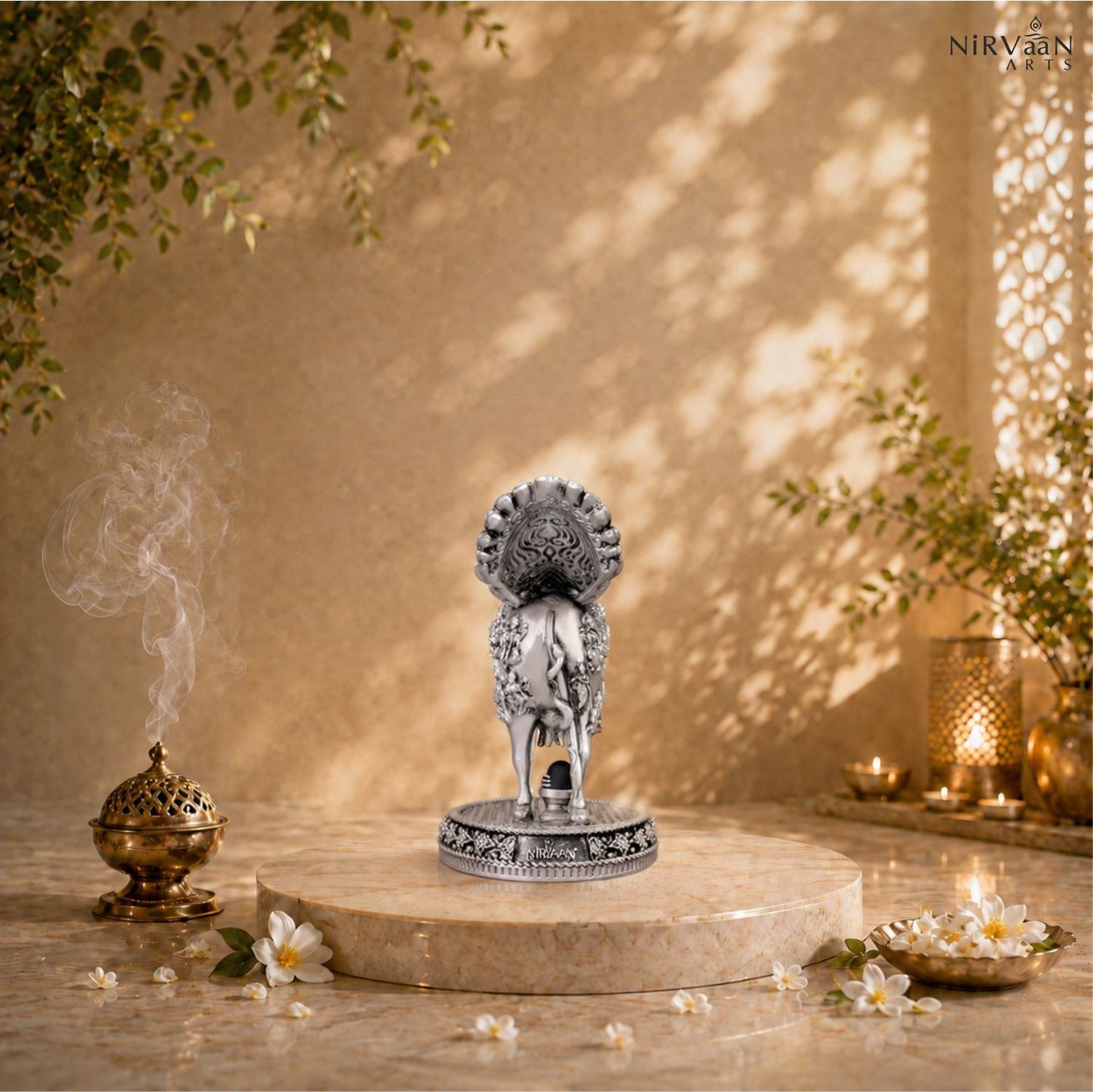 Real Swaroop of Divine Kamdhenu Cow Idol | Surabhi Mata| Pure Silver Plated