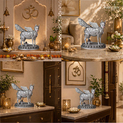 Real Swaroop of Divine Kamdhenu Cow Idol | Surabhi Mata| Pure Silver Plated